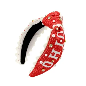Ohio State Adult Cross Stitch Headband-Brianna Cannon Sale