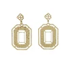 Ohio State Gold Logo Earring with BC Logo-Brianna Cannon Best