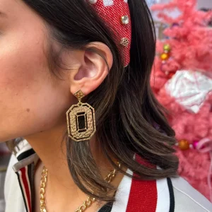 Ohio State Gold Logo Earring with BC Logo-Brianna Cannon Best