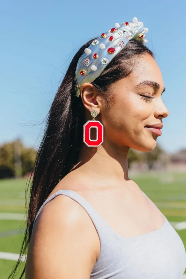 Ohio State Logo Earrings-Brianna Cannon New