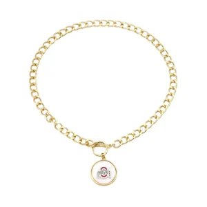 Ohio State Logo Necklace-Brianna Cannon Outlet