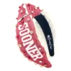 Oklahoma Adult Size BOOMER SOONER Cross Stitch Headband-Brianna Cannon New