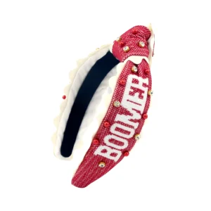Oklahoma Child Size BOOMER SOONER Cross Stitch Headband-Brianna Cannon Clearance
