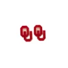 Oklahoma Crimson and White OU Studs-Brianna Cannon Hot