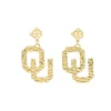 Oklahoma Gold Logo Earring with BC Logo-Brianna Cannon New