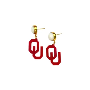 Oklahoma Mini Crimson Earrings-Brianna Cannon New