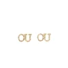 Oklahoma Pavé Rhinestone Stud Earrings-Brianna Cannon Outlet