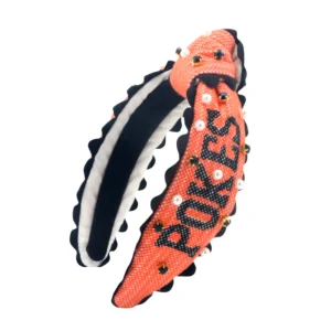 Oklahoma State Child Size POKES Cross Stitch Headband-Brianna Cannon Sale