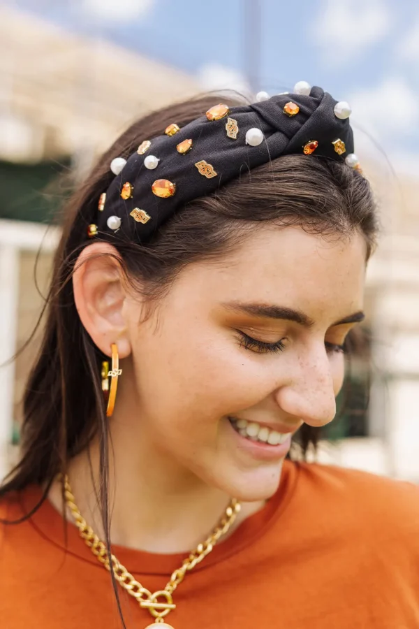 Oklahoma State Logo Headband-Brianna Cannon Outlet