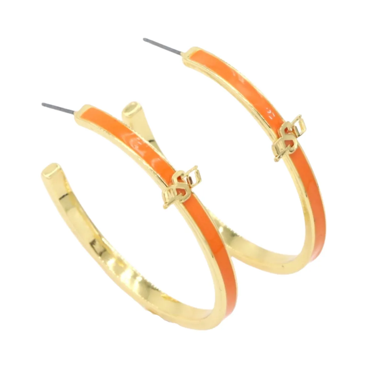 oklahoma_state_logo_hoop__0.webp Oklahoma State Logo Hoop Earrings-Brianna Cannon Discount