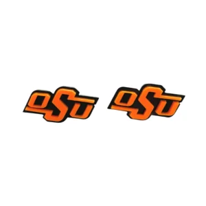 Oklahoma State Orange and Black OSU Logo Studs-Brianna Cannon Clearance