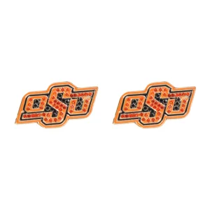 Oklahoma State Pavé Logo Studs-Brianna Cannon Online