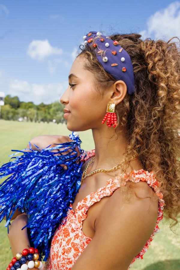 Ole Miss Navy Logo Headband-Brianna Cannon Best