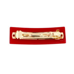 Ole Miss Red HOTTY TODDY Rectangle Barrette Clip-Brianna Cannon Discount