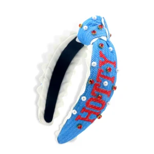Ole Miss Child Size HOTTY TODDY Cross Stitch Headband-Brianna Cannon Hot