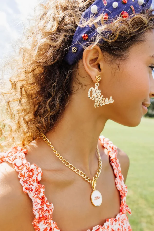 Ole Miss Logo Necklace-Brianna Cannon Best