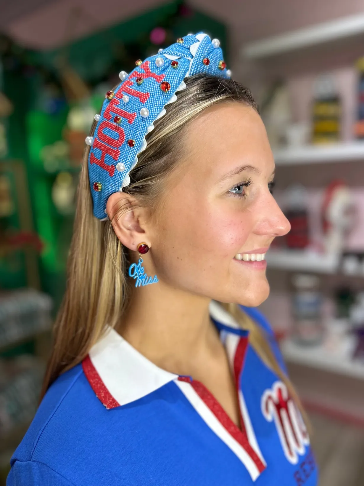 ole_miss_mini_powder_blue_1.webp Ole Miss Mini Powder Blue Ole Miss Earrings-Brianna Cannon Outlet