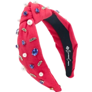 Ole Miss Red Logo Headband-Brianna Cannon Discount