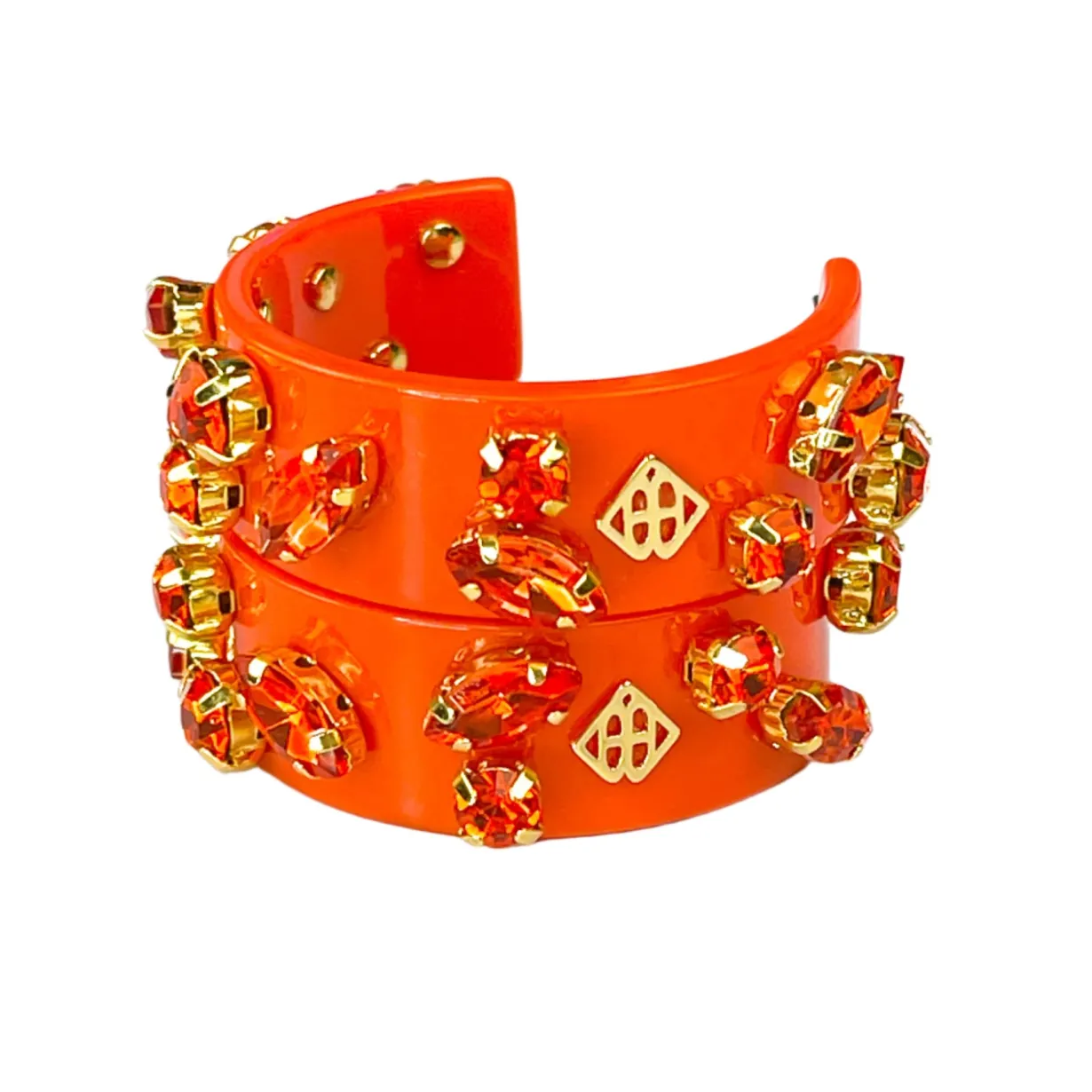 orange_resin_hoops_with_o_0.webp Orange Resin Hoops with Orange Crystals-Brianna Cannon Fashion