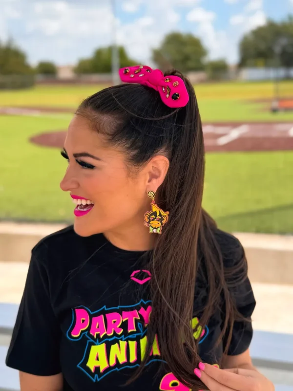 Party Animals Logo Earrings-Brianna Cannon Clearance