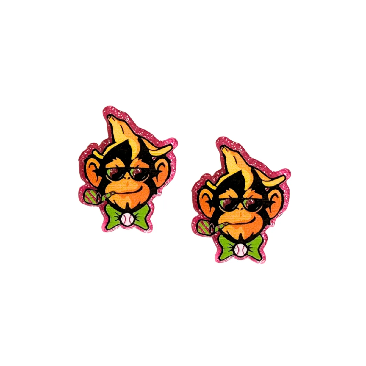 party_animals_logo_stud_e_0.webp Party Animals Logo Stud Earrings-Brianna Cannon Online