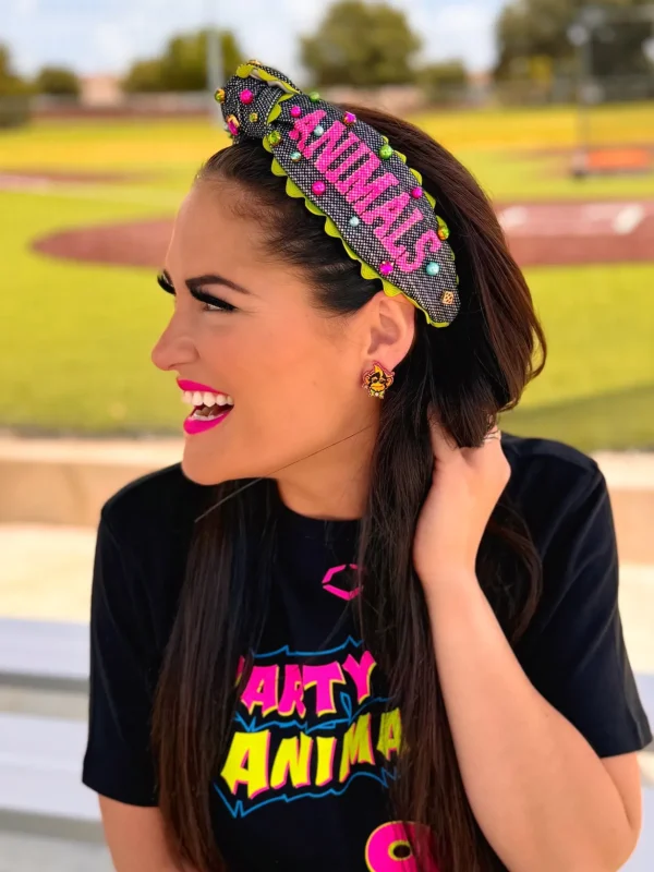 Party Animals Logo Stud Earrings-Brianna Cannon Online