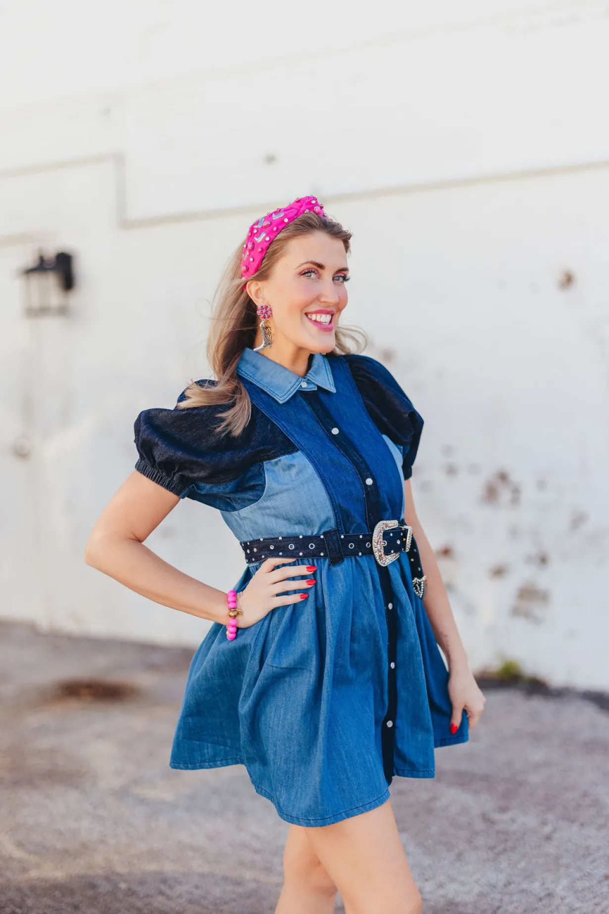 patchwork_denim_dress_wit_14.webp Patchwork Denim Dress with Belt-Brianna Cannon Online