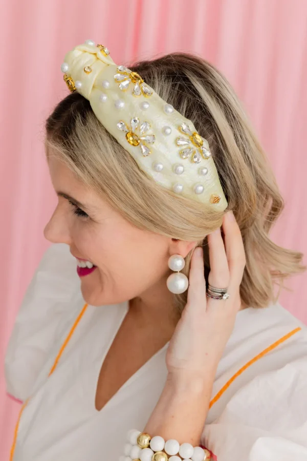 Pearl Double Drop Earrings-Brianna Cannon Clearance