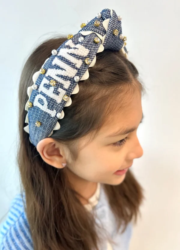 Penn State Child PENN STATE Cross Stitch Headband-Brianna Cannon Sale
