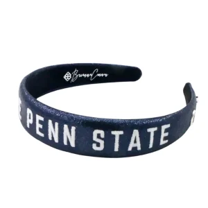Penn State Navy Thin Embroidered Headband-Brianna Cannon Discount