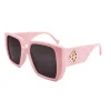 Perfect Pink BC Square Sunglasses with Polarized Lenses-Brianna Cannon Fashion