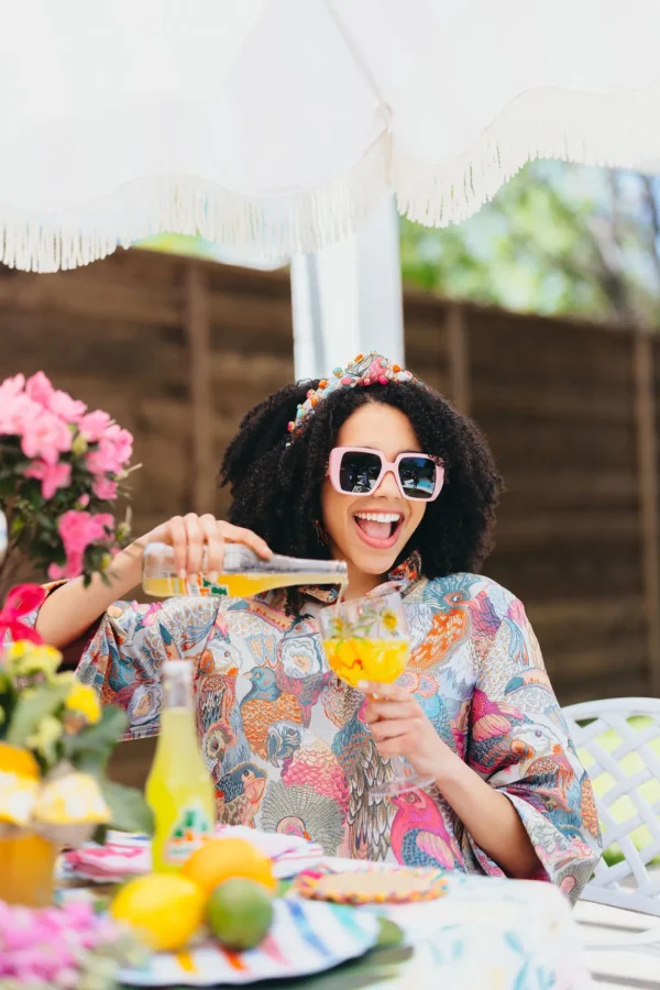 Perfect Pink BC Square Sunglasses with Polarized Lenses-Brianna Cannon Fashion