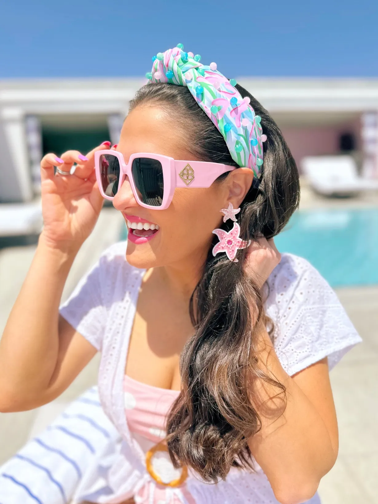 perfect_pink_bc_square_su_14.webp Perfect Pink BC Square Sunglasses with Polarized Lenses-Brianna Cannon Fashion