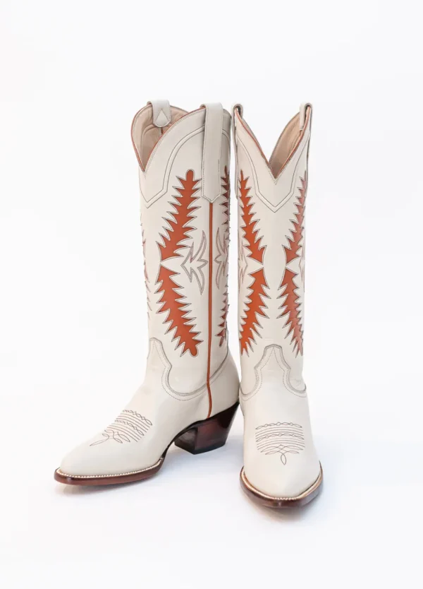 Petite Paloma Finnley Boot - Bone/Burnt Orange-Brianna Cannon Best