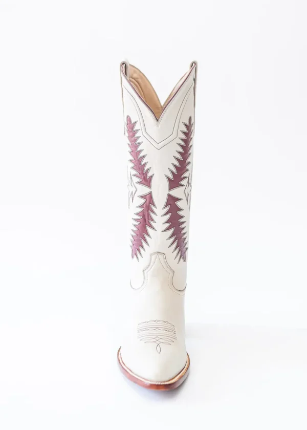 Petite Paloma Finnley Boot - Bone/Maroon-Brianna Cannon Online