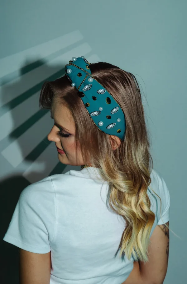 Philadelphia Eagles Green Logo Headband-Brianna Cannon Fashion