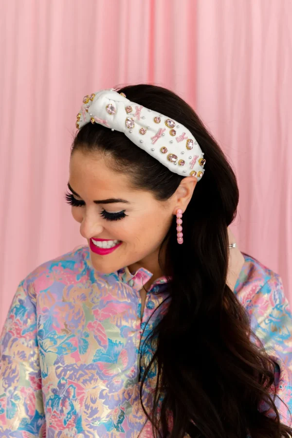 Pink Bow Headband-Brianna Cannon Best