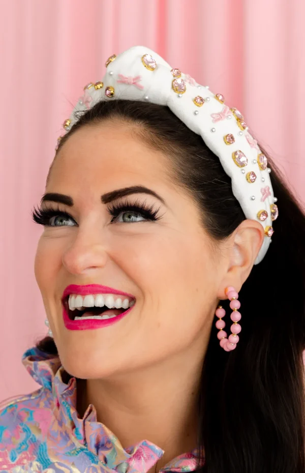 Pink Bow Headband-Brianna Cannon Best