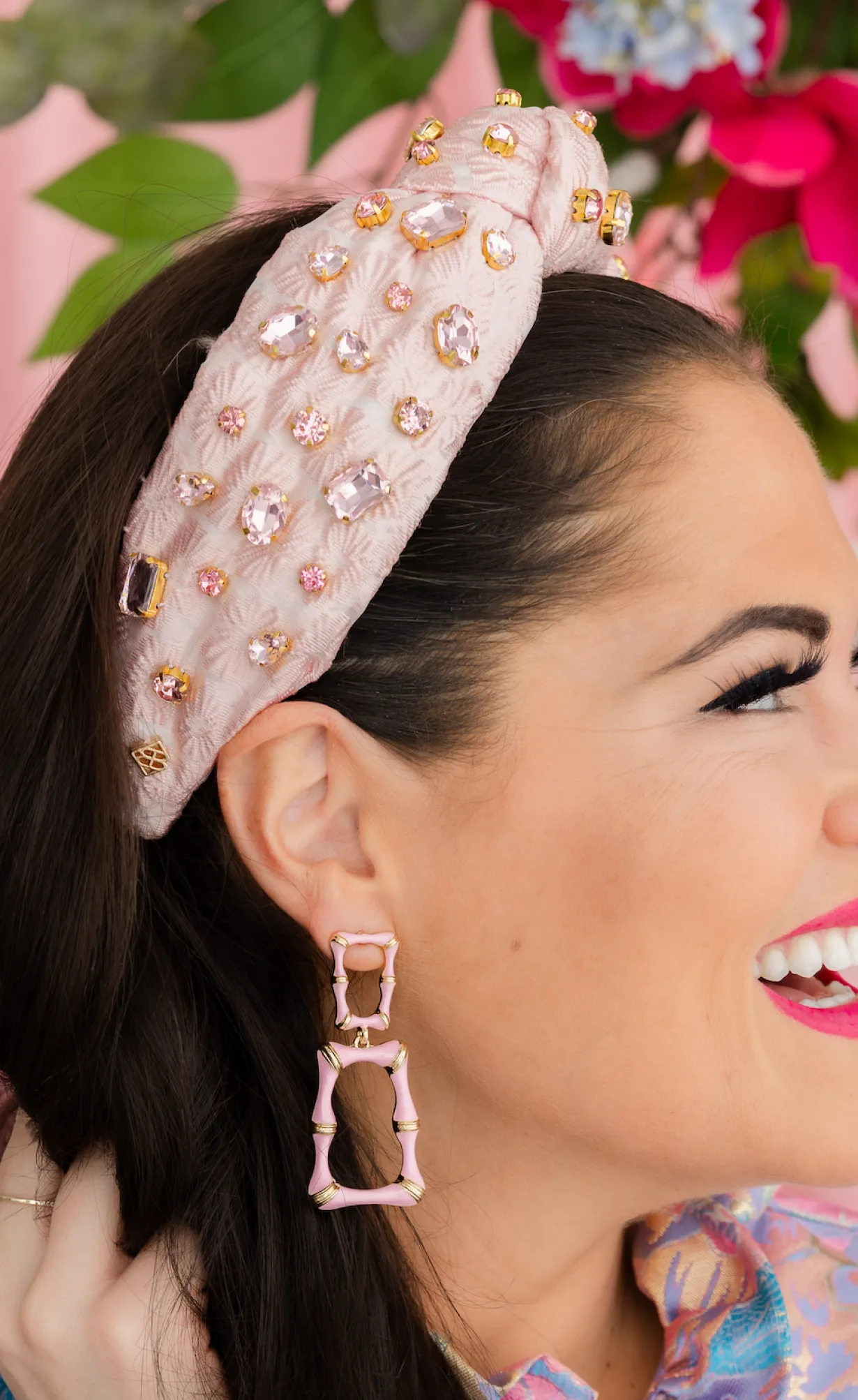 pink_enamel_bamboo_earrin_6.webp Pink Enamel Bamboo Earrings-Brianna Cannon Fashion
