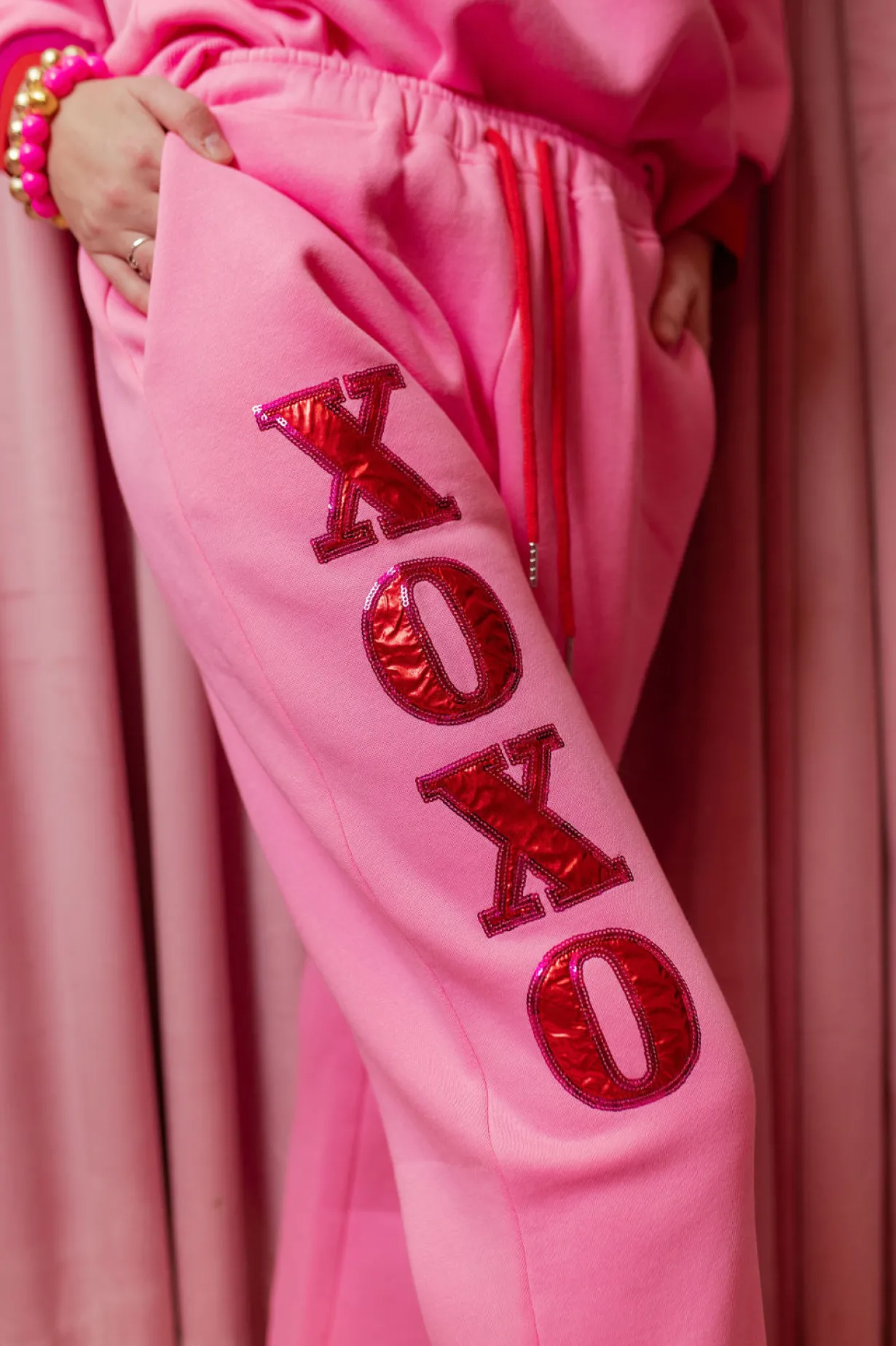 pink_xoxo_fleecelined_swe_0.webp Pink XOXO Fleece-lined Sweatpants-Brianna Cannon Hot