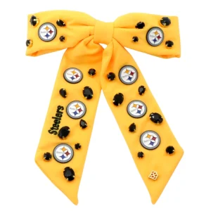 Pittsburgh Steelers Yellow Bow Barrette-Brianna Cannon Hot