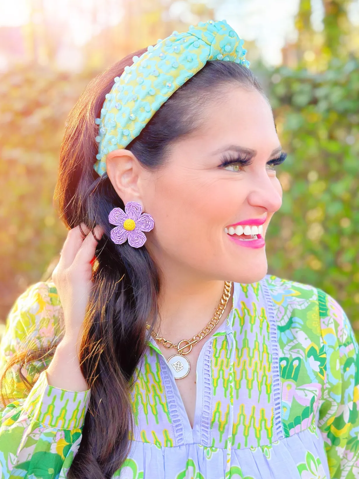 purple_raffia_daisy_earri_1.webp Purple Raffia Daisy Earrings-Brianna Cannon Clearance