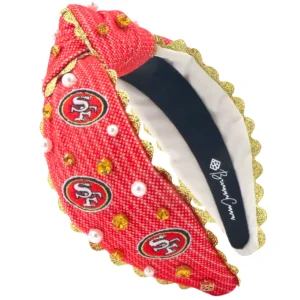 San Francisco 49ers Adult Cross Stitch Headband-Brianna Cannon Best