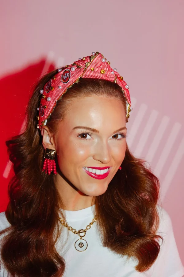 San Francisco 49ers Adult Cross Stitch Headband-Brianna Cannon Best