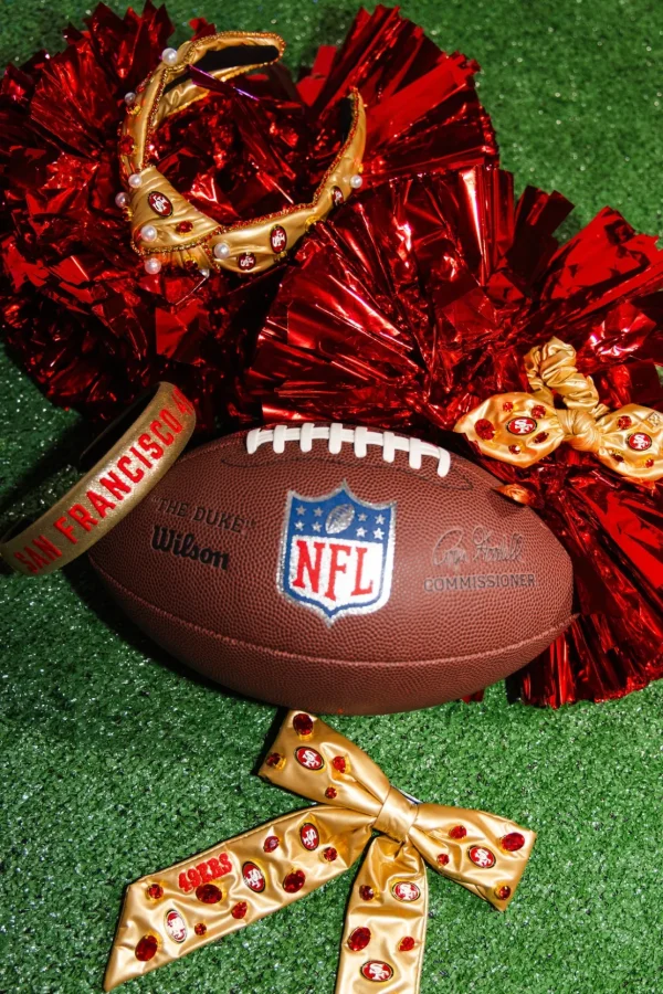 San Francisco 49ers Gold Bow Barrette-Brianna Cannon Hot