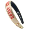San Francisco 49ers Thin Embroidered Headband-Brianna Cannon Fashion
