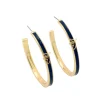 Savannah Banana Logo Hoop Earrings-Brianna Cannon New