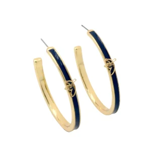 Savannah Banana Logo Hoop Earrings-Brianna Cannon New
