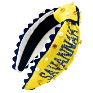 SAVANNAH BANANAS Cross Stitch Headband-Brianna Cannon Hot