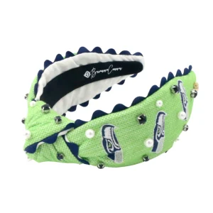 Seattle Seahawks Adult Cross Stitch Headband-Brianna Cannon Hot